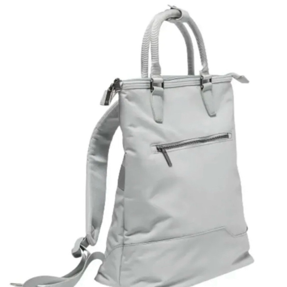 Stylish Gray Women's tote laptop traveling Backpack - Picture 1 of 10